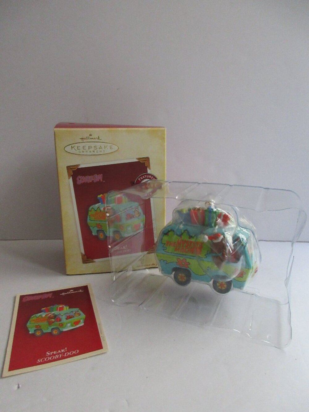 NEW Hallmark Keepsake Ornament 2005 SPEAK! Scooby-Doo Magic Voice Battery Op